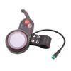 ALOEU LCD-LH100 24V/36V/48V/60V 5 Pins Electric Bike Display Thumb Throttle Speedometer Control Panel for Electric Scooter, Black view 2