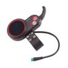 ALOEU LCD-LH100 24V/36V/48V/60V 5 Pins Electric Bike Display Thumb Throttle Speedometer Control Panel for Electric Scooter, Black view 3