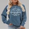 Pifnxtamy Sweatshirts for Women I Haven't Been Everywhere But It's On My List Graphic Tee Soft Comfy Crewneck Tops Blue view 2