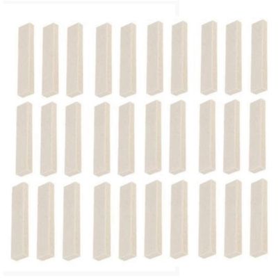 ALOEU 30Pcs Exercise Bike Brake Pads Wool Felt Resistance Drag Pad for Spinning Bike Brake Pads Replacement Part