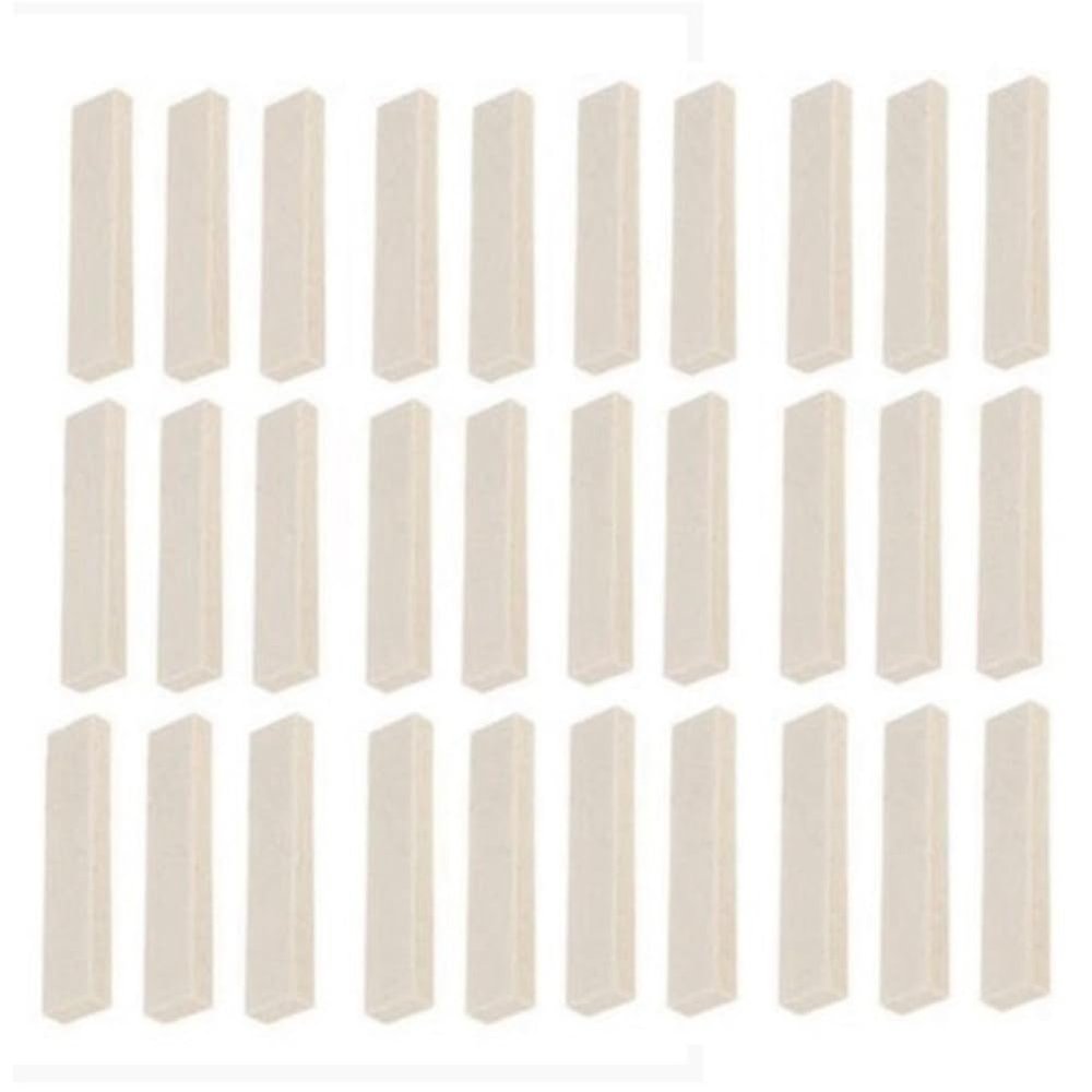 ALOEU 30Pcs Exercise Bike Brake Pads Wool Felt Resistance Drag Pad for Spinning Bike Brake Pads Replacement Part