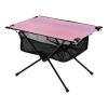 SDMKA Pink Theme Outdoor Folding Table for Camping, Beach & Picnic  Portable, Easy-to-Carry Camping Side Table with Durable Bag for BBQ, Camp Use view 1