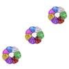 BESPORTBLE 18 Pcs Plastic Dance Pom Poms for Cheerleader Costumes Party Accessory Set Sports Cheer Pom Poms Glitter Cheerleader Poms Ball Dance Fancy Dress Party Supplies view 1