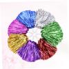BESPORTBLE 18 Pcs Plastic Dance Pom Poms for Cheerleader Costumes Party Accessory Set Sports Cheer Pom Poms Glitter Cheerleader Poms Ball Dance Fancy Dress Party Supplies view 4
