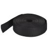 MECCANIXITY Lightweight Polypropylene Webbing Strap 2" 25 Yard Backpack Strapping Band Black for Outdoor Luggage Cargo Straps view 1
