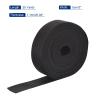 MECCANIXITY Lightweight Polypropylene Webbing Strap 2" 25 Yard Backpack Strapping Band Black for Outdoor Luggage Cargo Straps view 2