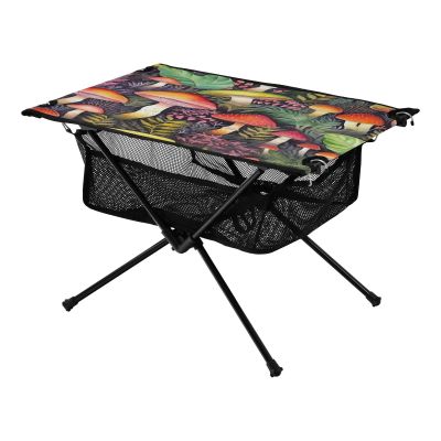 SDMKA Mushrooms Outdoor Folding Table for Camping, Beach & Picnic  Portable, Easy-to-Carry Camping Side Table with Durable Bag for BBQ, Camp Use