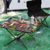 SDMKA Mushrooms Outdoor Folding Table for Camping, Beach & Picnic  Portable, Easy-to-Carry Camping Side Table with Durable Bag for BBQ, Camp Use view 2
