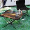SDMKA Popcorn Cinema Outdoor Folding Table for Camping, Beach & Picnic  Portable, Easy-to-Carry Camping Side Table with Durable Bag for BBQ, Camp Use view 2