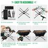 SDMKA Popcorn Cinema Outdoor Folding Table for Camping, Beach & Picnic  Portable, Easy-to-Carry Camping Side Table with Durable Bag for BBQ, Camp Use view 4