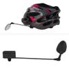 Bike Helmet Rearview Mirror Cycling Helmet Mirror Helmet Mounted Bike Mirror Helmet Attachable Bike Mirror Bicycle Helmet Mirror Attachment Rear View Mirror for Bicycle Helmet view 3