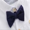 Boarnseorl Baby Boys Gentleman Outfits Shorts Sets,Infant Shirt + Shorts + Bow Tie + Suspenders,5-6Y view 3