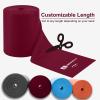A AZURELIFE Professional 8 Yards Bulk Resistance Bands Rolls or 5,6,7 ft. Long Non-Latex Elastic Exercise Bands, Stretch Bands for PT, Yoga, Pilates, Rehab, at-Home or The Gym Workouts view 3