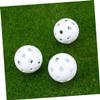 Yardwe 18pcs Hollow Plastic Golf for Indoor and Outdoor Practice Highly Visible and Balanced Flight for Skill Levels view 3