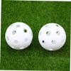 Yardwe 18pcs Hollow Plastic Golf for Indoor and Outdoor Practice Highly Visible and Balanced Flight for Skill Levels view 4