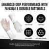 Fencing Club Fencing Glove, 3-Weapon Washable, Pro-Grip Silicone Design, Foil Epee and Saber, Competition Approved (7, Left) view 3
