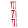 BESPORTBLE 3sets Bike Bottle Holder No-Screw Mount Base and Strap Water Bottle Cage Conversion Holder for and Strollers Easy to Install Red Model view 1