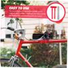 BESPORTBLE 3sets Bike Bottle Holder No-Screw Mount Base and Strap Water Bottle Cage Conversion Holder for and Strollers Easy to Install Red Model view 3