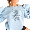 Sphynx Mom Sweatshirt, Gift for Sphynx Owner, Sphynx Cat Lover Hoodie, Custom Sweatshirt to Sphynx Owner, S3233 Multiple Colors view 1