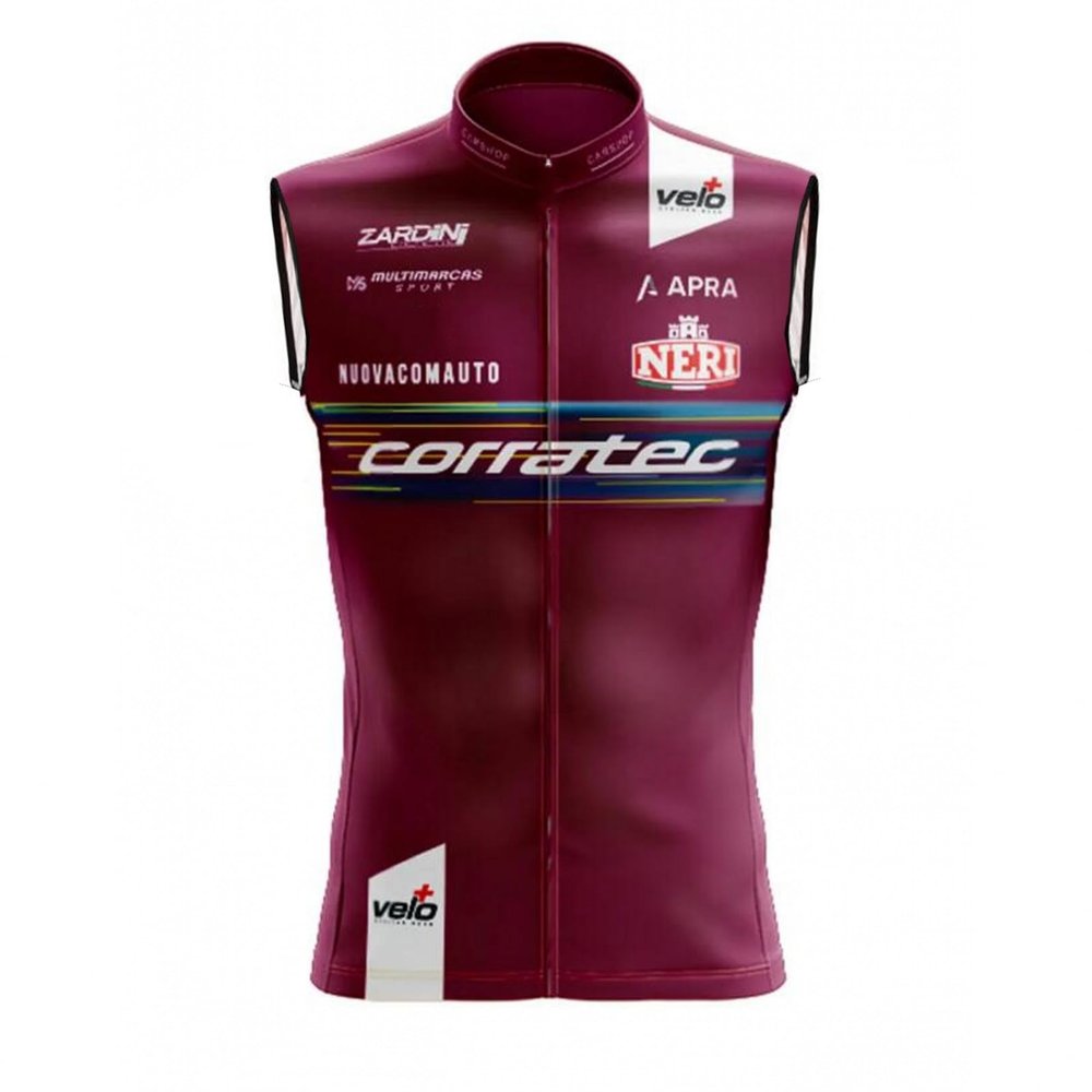 SGCIKER 2023 Mens World Tour Pro Team CORRATEC Cycling WindVest,Windbreaker Bike Gilet Windproof MTB Sleeveless Clothing (2XL)