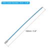 PATIKIL 5.9" Length Wire Keychain Cable, 20 Pack Stainless Steel 2mm Key Ring Loop for Outdoor Hiking Hanging Luggage Tag Keys ID Card, Blue view 2