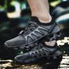 TANGYUGEN Mens Womens Water Shoes Quick Drying Aqua Beach Shoes Water Hiking Shoes for Swimming Fishing Kayaking Dark Grey Size 14.5 Women/13 Men view 4