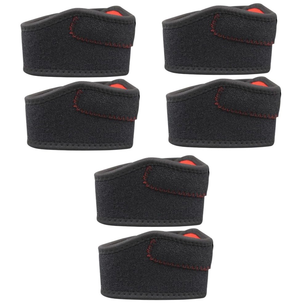 BESPORTBLE 6pcs Sports Knee Pads Comfortable and Practical Running Support for Outdoor Activities Lightweight Breathable Design Black