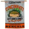 WinCraft Cincinnati Bengals NFL x Guy Fieri-s Flavortown 28" x 40" One-Sided Vertical Banner view 1