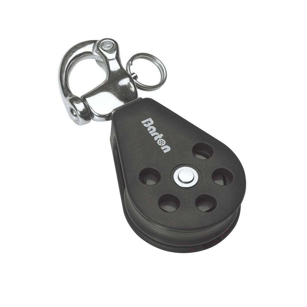LINDEMANN Barton Performance Singe Block with Snap Shackle 94 mm