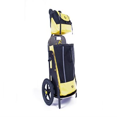 MAMUT Shopper, Steady and Compact Bike Trailer, Aluminium Chassis Material with Large Carrying Capacity, Bike Trailer for Shopping