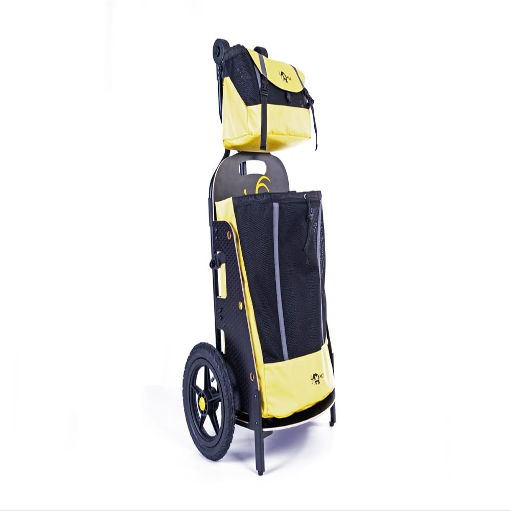 MAMUT Shopper, Steady and Compact Bike Trailer, Aluminium Chassis Material with Large Carrying Capacity, Bike Trailer for Shopping