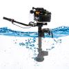 4-Stroke 4HP Outboard Motor, 55CC Heavy Duty Jet Pump Boat Engine, Wind Cooling System Short Shaft Fishing Boat Engine with CDI System for Inflatable Kayak Dinghy Canoe Small Boat view 1