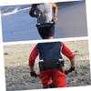 SUPVOX Sports Water Bottle Cycling Jogging Waist Bag Running Pouch Belt Bum Bag 2 Water Bottles Fits 4-6 Inch Phone Rose Red view 3
