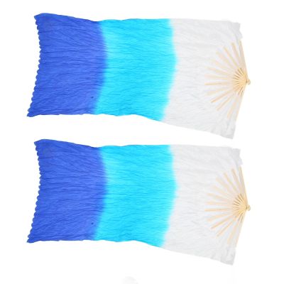 Cryfokt 1.5m Belly Dance Artificial Silk Fan, Belly Dance Artificial Silk Fan Accessories, Light and Beautiful Appearance for Square Dance