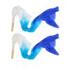 Cryfokt 1.5m Belly Dance Artificial Silk Fan, Belly Dance Artificial Silk Fan Accessories, Light and Beautiful Appearance for Square Dance view 2
