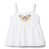 Janie and Jack Girls Embroidered Blouse (Toddler/Little Kids/Big Kids) White 1 12 view 1