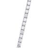 Blingsoul Classic Tennis Bracelet - 3mm Cubic Zirconia | Timeless Gold Bracelet for Women view 2