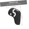 10pcs Golf Iron Covers Double-Sided Club Caps Pu Leather Golf Head Covers Supplies view 2