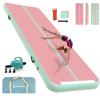 AKSPORT Inflatable Gymnatsics Mat Tumble Track 10ft 13ft 16ft 20ft 23ft Air Tumbling Mat with Air Pump for Home Use/Training/Cheerleading/Yoga view 1