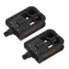 Bicycle Cycling Bike Pedals, Nylon Fiber, Aluminum Antiskid Durable Mountain Bike Pedals Road Bike Hybrid Pedals anti-slip and reflectors, suitable for all bicycle types, Strong Bike Pedals Mountain B view 1