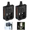 Bicycle Cycling Bike Pedals, Nylon Fiber, Aluminum Antiskid Durable Mountain Bike Pedals Road Bike Hybrid Pedals anti-slip and reflectors, suitable for all bicycle types, Strong Bike Pedals Mountain B view 2