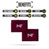 1 Pair Nxtrnd Sports Wristbands, Sweat-Absorbent Sweat Bands, Accessory for Football, Basketball, Tennis (Maroon) view 3