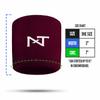 1 Pair Nxtrnd Sports Wristbands, Sweat-Absorbent Sweat Bands, Accessory for Football, Basketball, Tennis (Maroon) view 4
