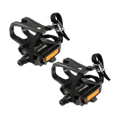Bicycle Cycling Bike Pedals, Nylon Fiber, Aluminum Antiskid Durable Mountain Bike Pedals Road Bike Hybrid Pedals Anti-Slip and reflectors, Suitable for All Bicycle Types, Mountain Bike Pedals Bicycle