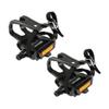 Bicycle Cycling Bike Pedals, Nylon Fiber, Aluminum Antiskid Durable Mountain Bike Pedals Road Bike Hybrid Pedals Anti-Slip and reflectors, Suitable for All Bicycle Types, Mountain Bike Pedals Bicycle view 1