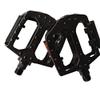 Bicycle Cycling Bike Pedals, Nylon Fiber, Aluminum Antiskid Durable Mountain Bike Pedals Road Bike Hybrid Pedals anti-slip and reflectors, suitable for all bicycle types, Mountain bike pedal universal view 2