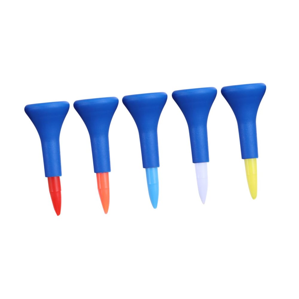 SUPVOX 5pcs Assorted Golf Training Tee Reusable Lightweight Accessory for Practice for Golf Enthusiasts and Beginners
