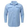 Plaid Jacket Men Men's Novelty Button Shirts Black Men Shirt Gifts for Outdoorsy Men Heavy Cotton Long Sleeve T Shirt Men Mens Winter Hiking Coats Men Winter 2024 view 2