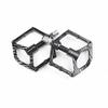 Bicycle Cycling Bike Pedals, Nylon Fiber, Aluminum Antiskid Durable Mountain Bike Pedals Road Bike Hybrid Pedals Anti-Slip and reflectors, Suitable for All Bicycle Types, Bicycle Pedal Aluminum Alloy view 2