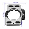 Bicycle Cycling Bike Pedals, Nylon Fiber, Aluminum Antiskid Durable Mountain Bike Pedals Road Bike Hybrid Pedals anti-slip and reflectors, suitable for all bicycle types, Mountain Bike Pedals Bike Ped view 2